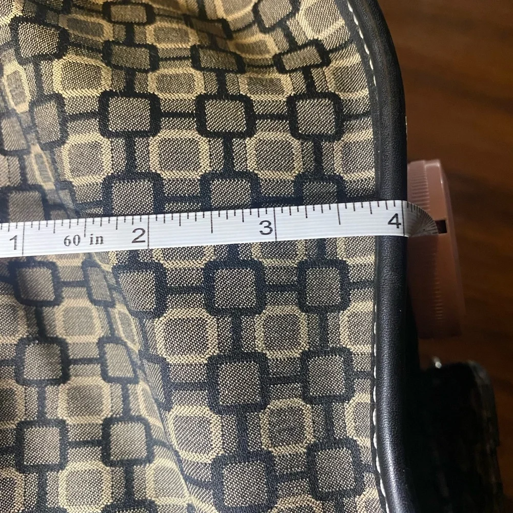 Nine West Black and Tan Laptop Bag